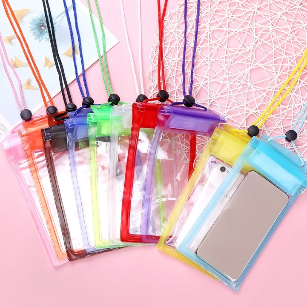 Reusable Bag - 水泳やダイビング用の防水電話バッグ | クリアタッチスクリーン対応ドライポーチ iPhone/Samsung用