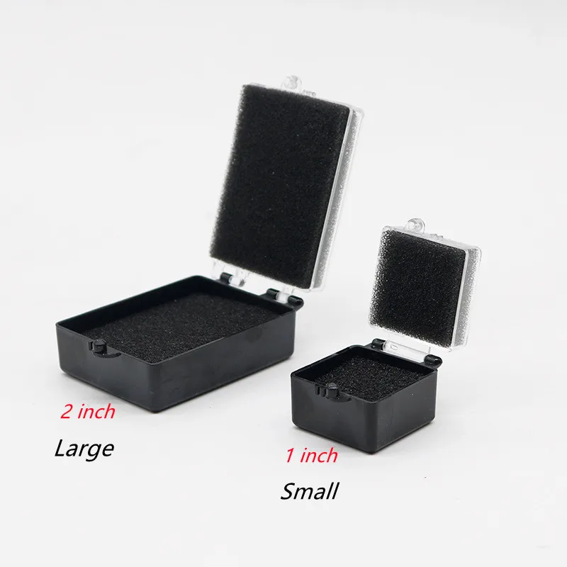 Eco Sponge - プラスチック製の入れ歯収納ボックス,スポンジ付き,歯科用インプラント,歯のクリーニングツール,歯科材料,50個
