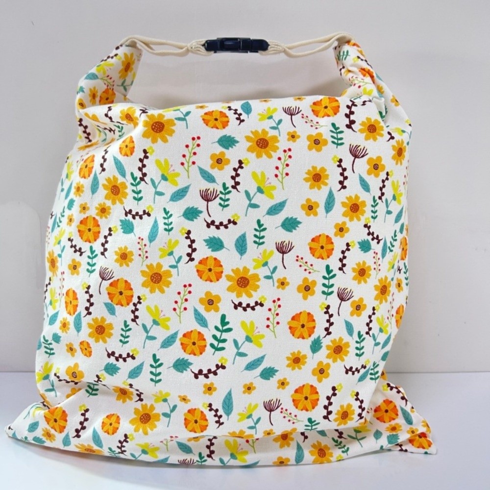 Reusable Bag - 再利用可能な蜜蝋パン袋 蜜蝋コーティングジッパー付き 鮮度保持パン袋 43*33cm コットンパン保存袋 冷凍庫使用可能