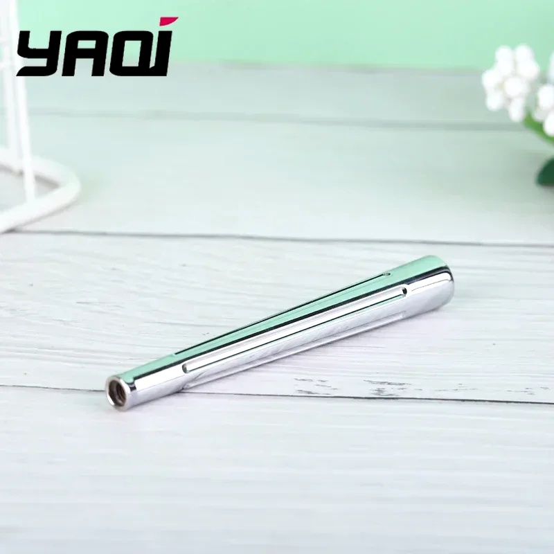 Safety Razor Handle - 2026 Yaqi メンズ クロームカラー真鍮製安全カミソリハンドル グローブトロッター シンプルハンドル