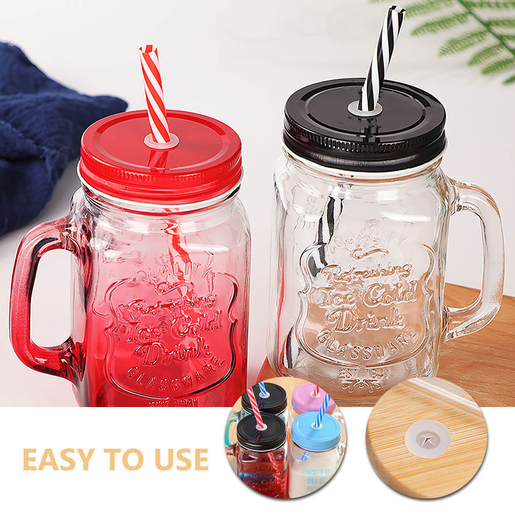 12個入り シリコン製 ストロー穴用キャップ 再利用可能 漏 - Reusable Straw のレビューと価格