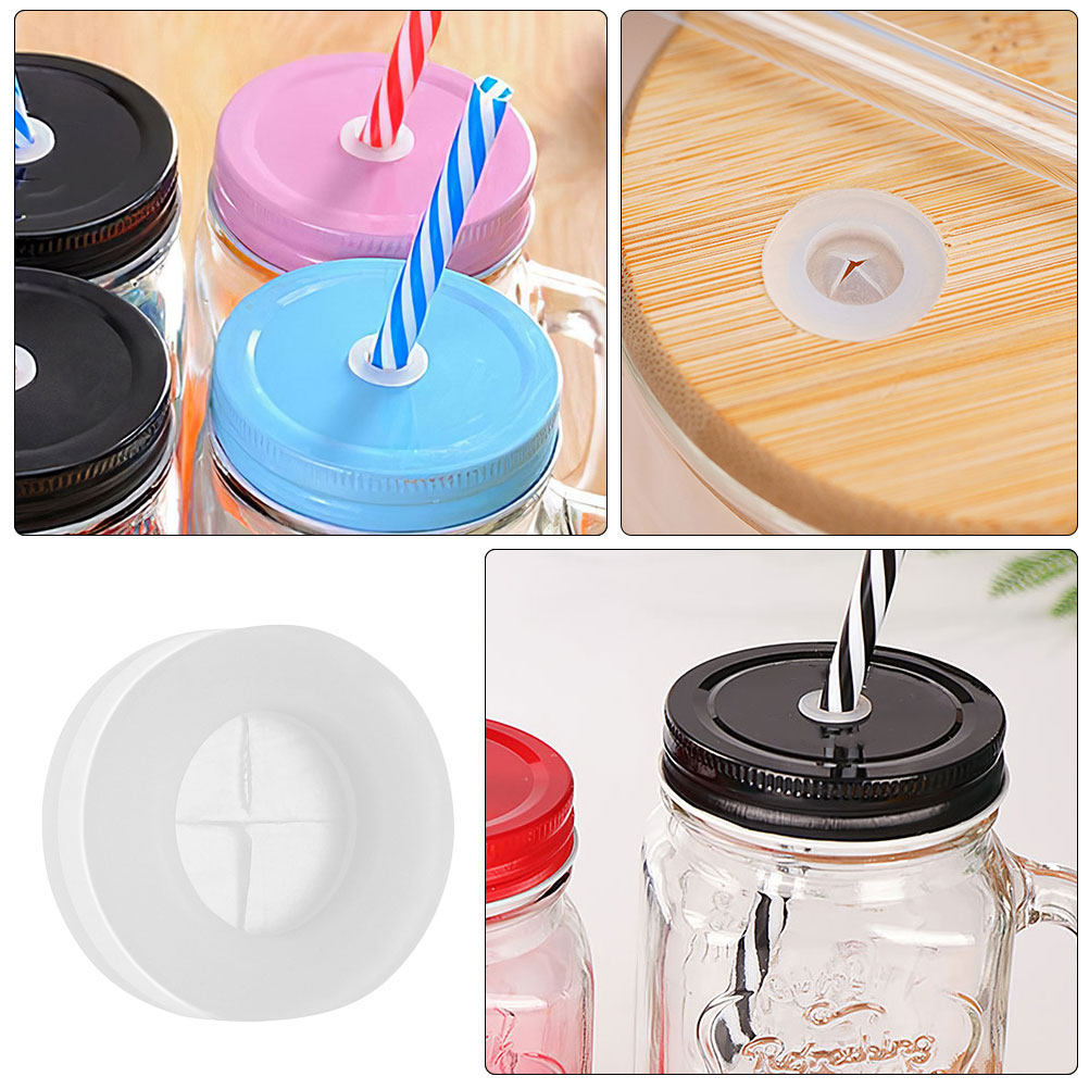 12個入り シリコン製 ストロー穴用キャップ 再利用可能 漏 - Reusable Straw のレビューと価格