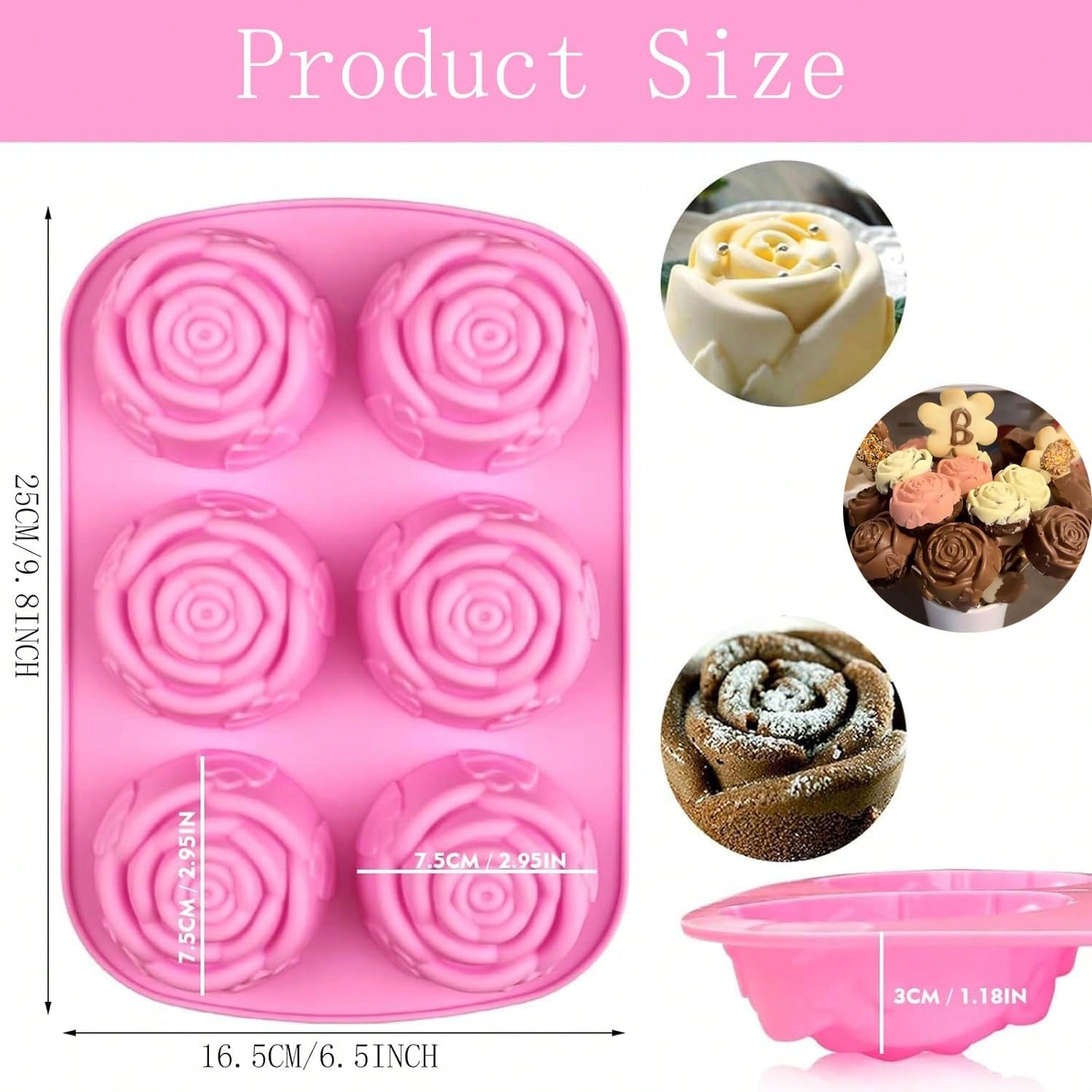 BAKER DEPOT シリコン製型（手作り石鹸、ケーキ、ゼ - Eco Soap のレビューと価格
