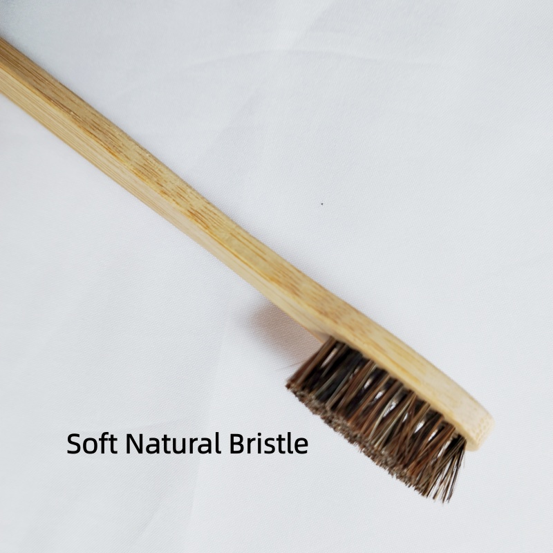 100本入り、馬毛を使用した竹製歯ブラシ。天然毛を使用した手 - Bamboo Toothbrush のレビューと価格