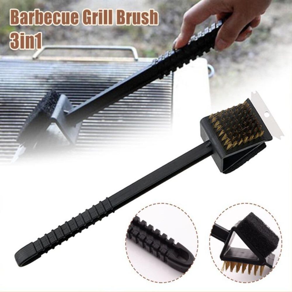 ロングハンドルBBQクリーニングブラシ 3in1 スポンジブ - Eco Sponge のレビューと価格