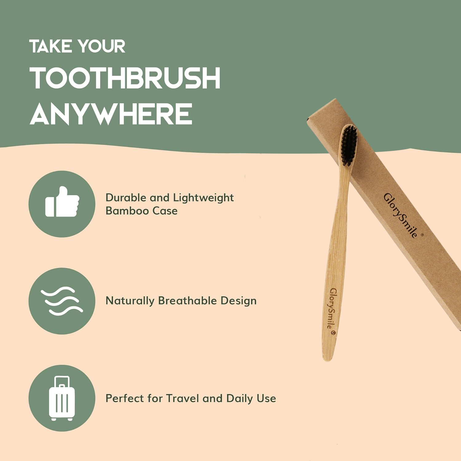 1/4本入り竹製歯ブラシ - BPAフリーの柔らかい毛の歯ブ - Bamboo Toothbrush のレビューと価格