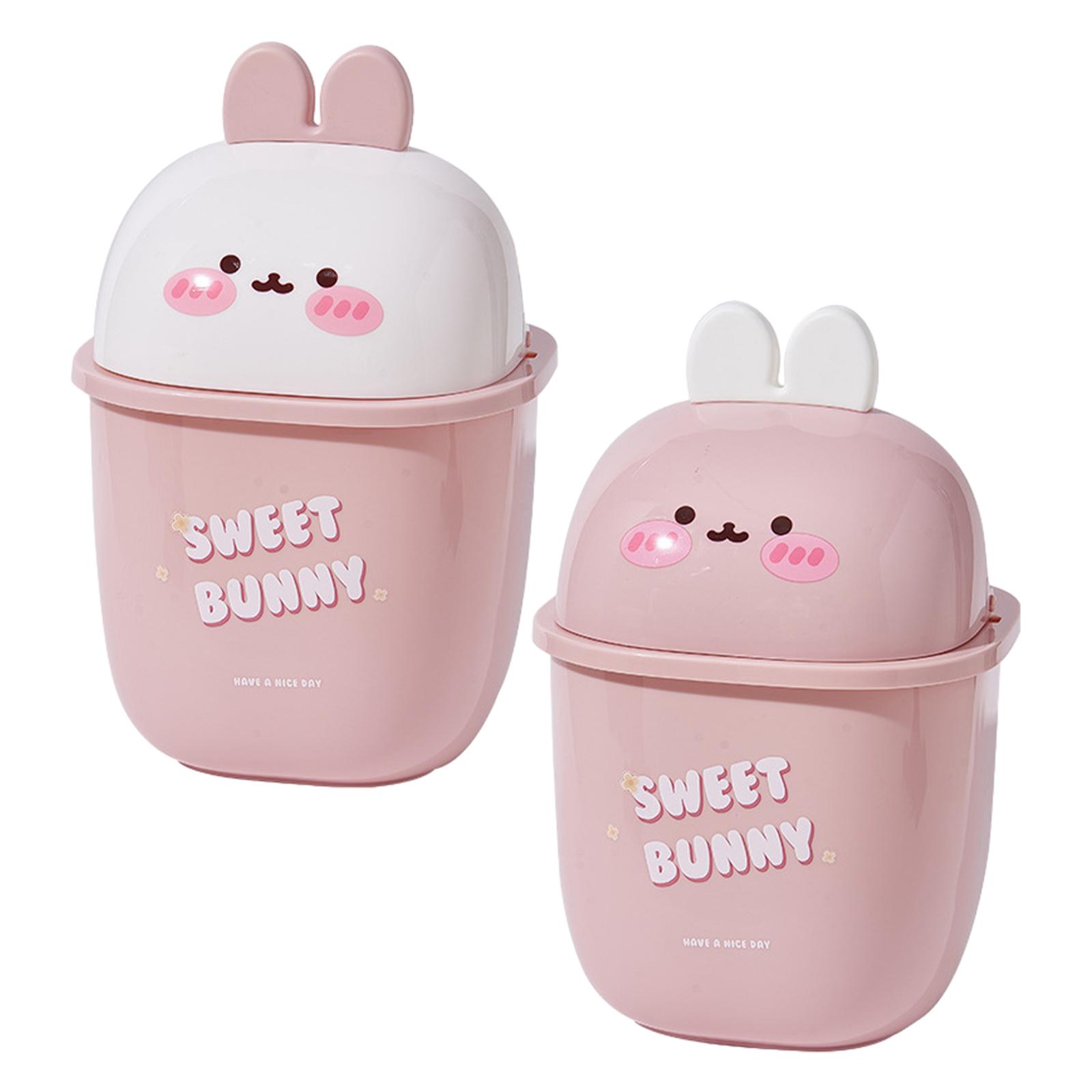 デスクミニゴミ箱ウサギ型漫画小型収納ビン家庭用デスクキッチン - Compost Bin のレビューと価格