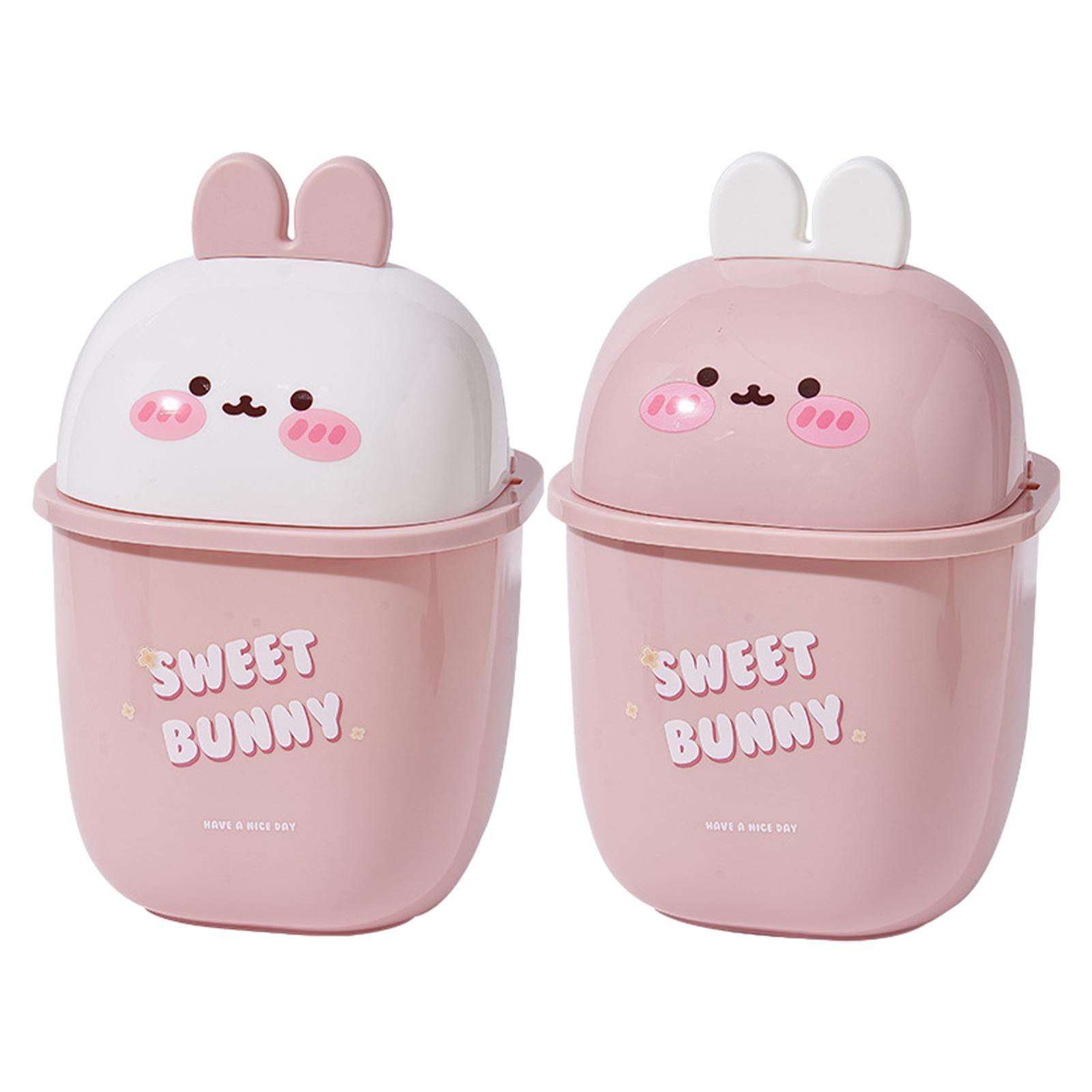 デスクミニゴミ箱ウサギ型漫画小型収納ビン家庭用デスクキッチン - Compost Bin のレビューと価格