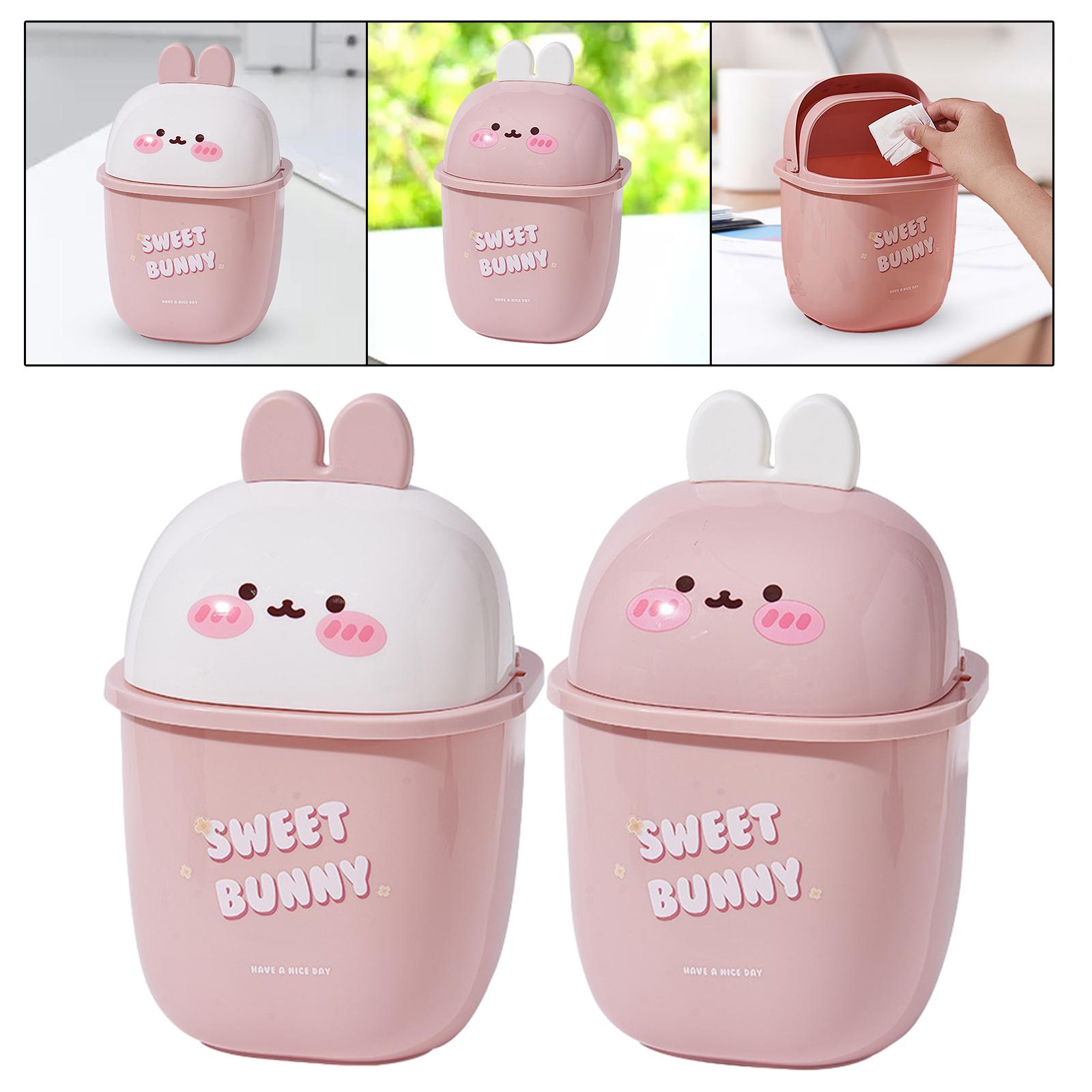 デスクミニゴミ箱ウサギ型漫画小型収納ビン家庭用デスクキッチン - Compost Bin のレビューと価格
