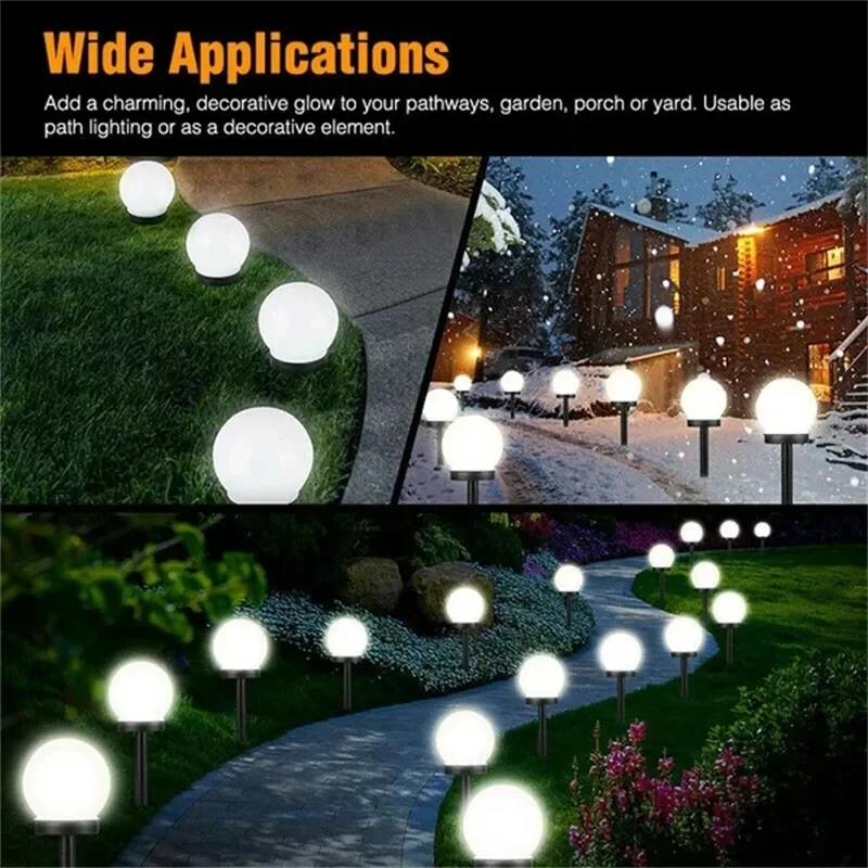 1/3/6/9PC 太陽光発電 LED 電球ランプエネルギー - Solar Garden Light のレビューと価格