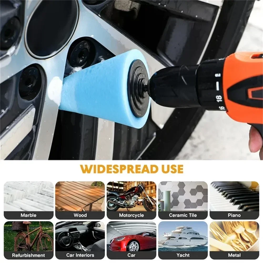 1-10 個車のハブ研磨スポンジ研削ヘッド円錐スポンジホイー - Eco Sponge のレビューと価格