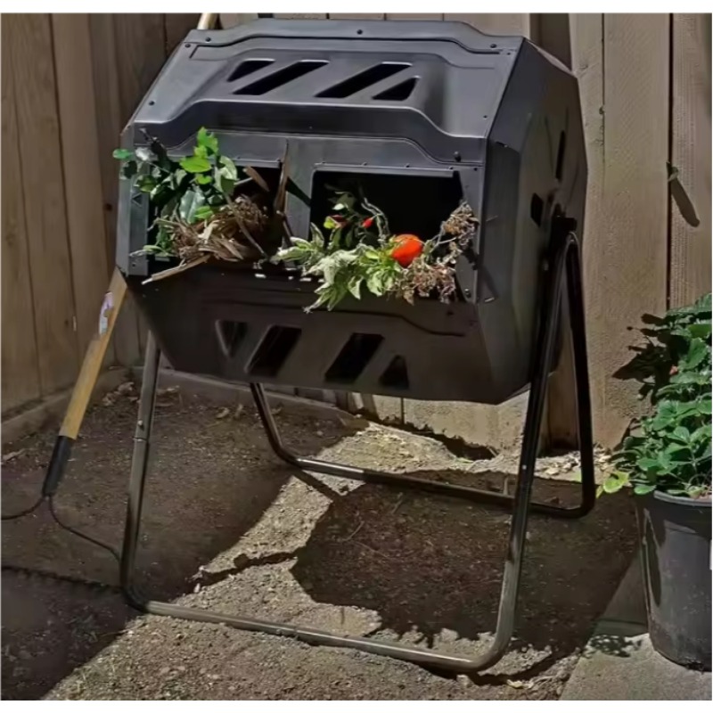 トップセラー 低価格 160L 屋外用回転式コンポスタ タン - Compost Bin のレビューと価格