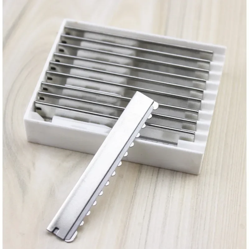 10/20 個安全ヘアナイフかみそりの刃理容ステンレス鋼理髪 - Safety Razor Handle のレビューと価格
