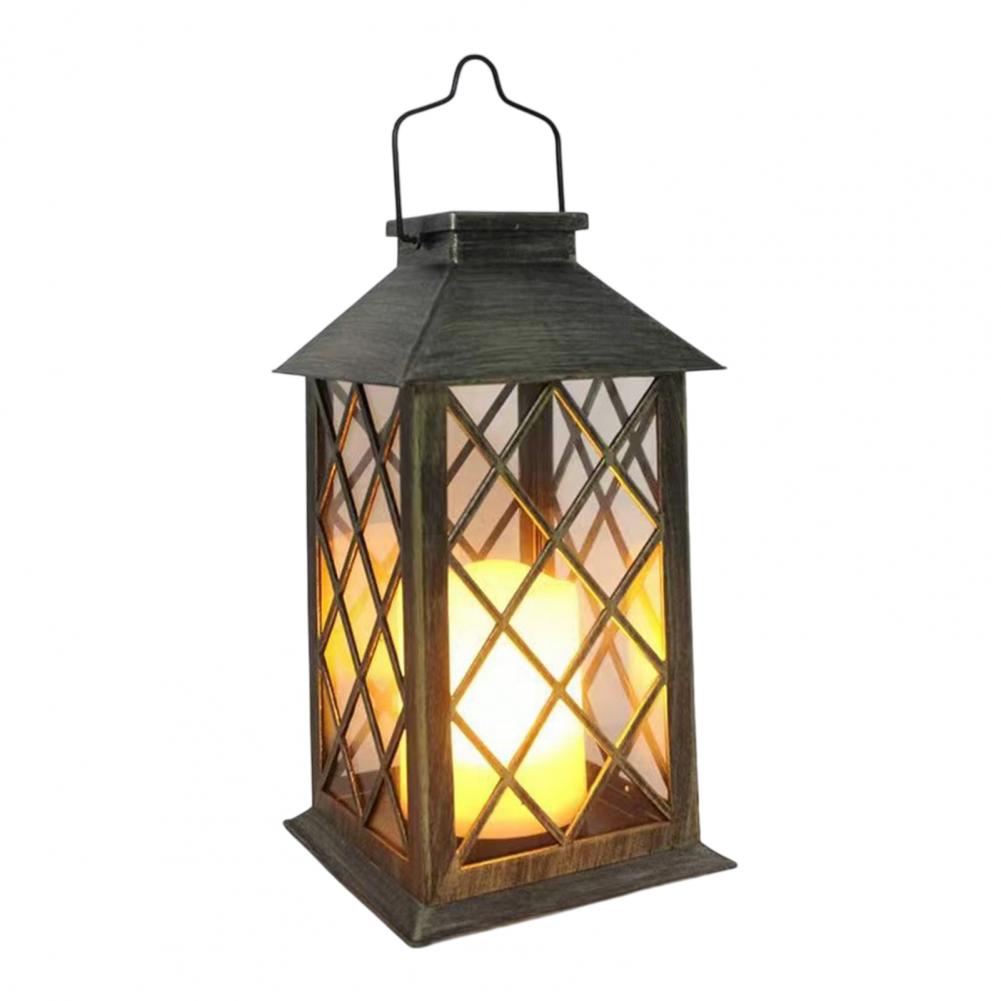 レトロソーラーランタン、屋外ソーラーキャンドルランタン、吊り - Solar Garden Light のレビューと価格
