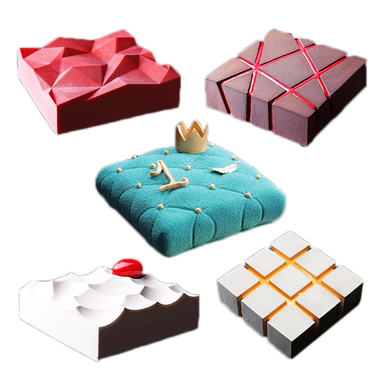 シリコンムースケーキ型,ダイヤモンドピーク,スクエアツイルス - Eco Soap のレビューと価格