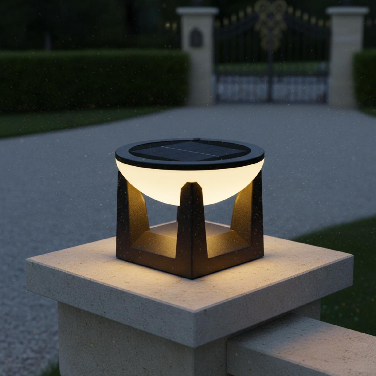 ソーラーポストライト 簡単設置 ソーラーピラーライト 防水ガ - Solar Garden Light のレビューと価格