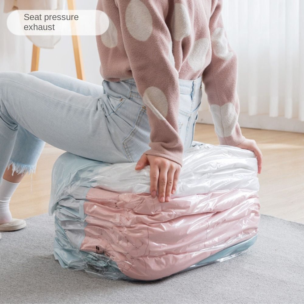 プレス＆シール式真空保存バッグ キューブ圧縮 省スペース収納 - Reusable Bag のレビューと価格