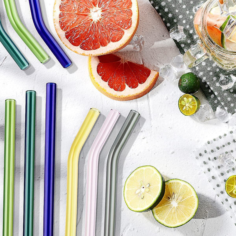 再利用可能なガラスストロー 環境に優しいストロー スムージー - Reusable Straw のレビューと価格
